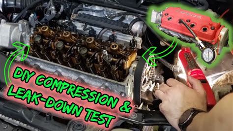 [D16Y8 Fixing Idle Issue] How to Perform Compression and Leak 